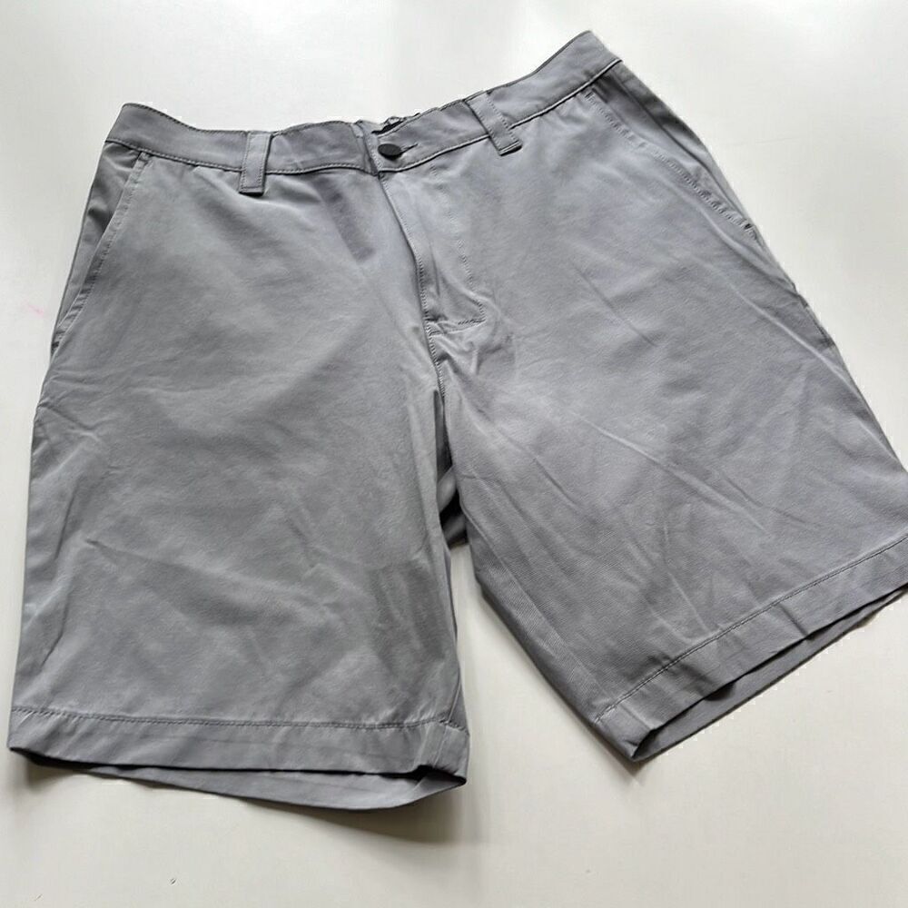 Banana Republic Poly/Spandex Stretch Waist Shorts Mens L 34